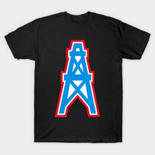 Defunct Teams Vintage Houston Oilers Satire Mark T-Shirt